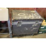 A large wheeled flight case