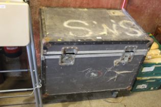 A large wheeled flight case