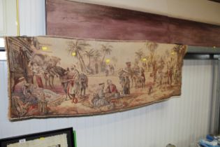 A French style tapestry, 133cms x 48cms