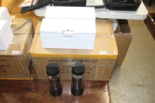 A box of as new Tarctic rechargeable blenders