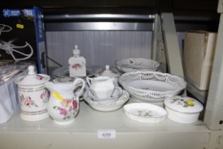 A quantity of china to include Wedgwood, Rivenplat