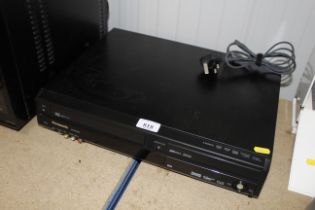 A Panasonic DMR-EZ49V VHS and DVD player lacking r