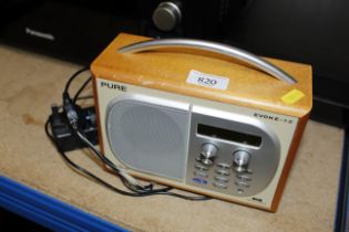 A Pure Evoke-1 digital DAB radio