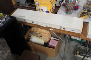 A Brother KH-836 knitting machine and stand togeth