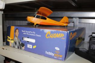 A Champ RTF remote controlled plane with original