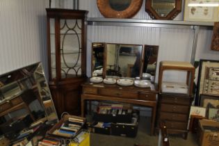 A Stag dressing table, Stag bedside cabinet compri