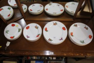 A quantity of Fine English bone china dinner ware