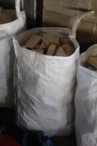 A bag of off-cut firewood