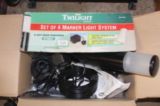 A set of four Twilight Marker Light System lights