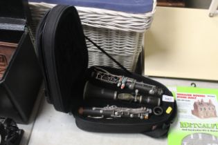 A Hanson clarinet in fitted case