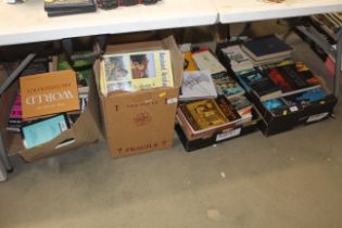 Four boxes of various books