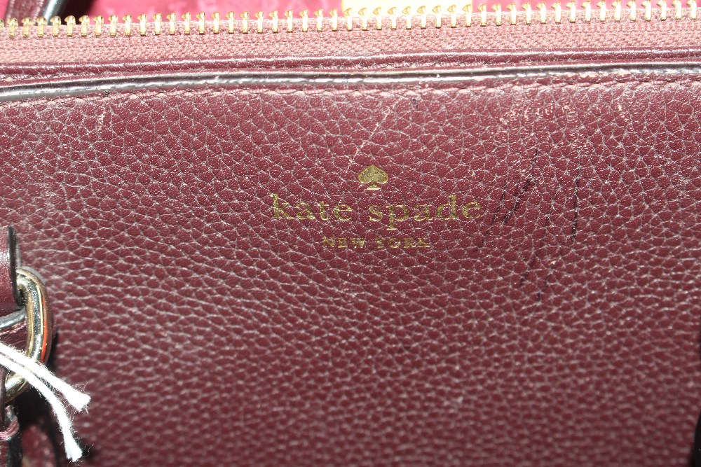 A Kate Spade burgundy handbag - Image 2 of 4