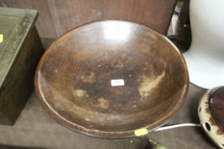 A 19th Century turned elm bowl AF