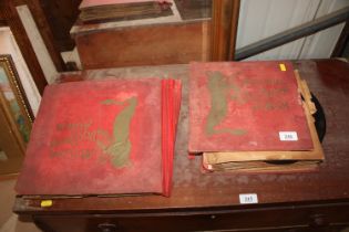 Two albums of early gramophone records including s