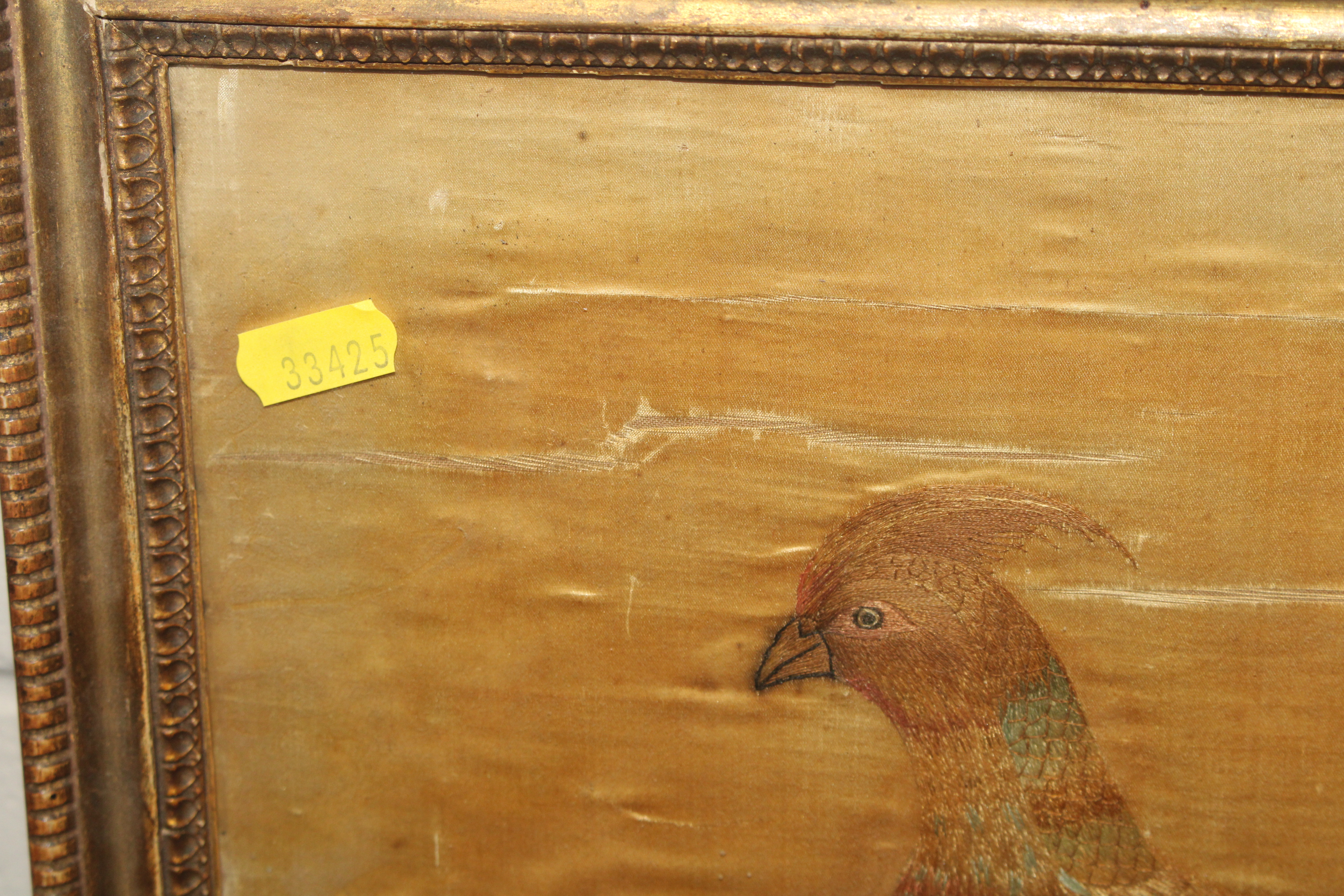 A needlework study of a golden pheasant contained - Image 5 of 8