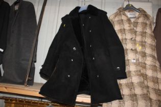 A mens sheepskin coat