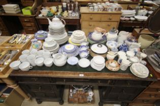 A large quantity of various china to include Trade