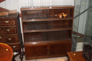 A Minty bookcase upper section with three other se