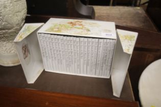 A boxed set of Beatrix Potter books