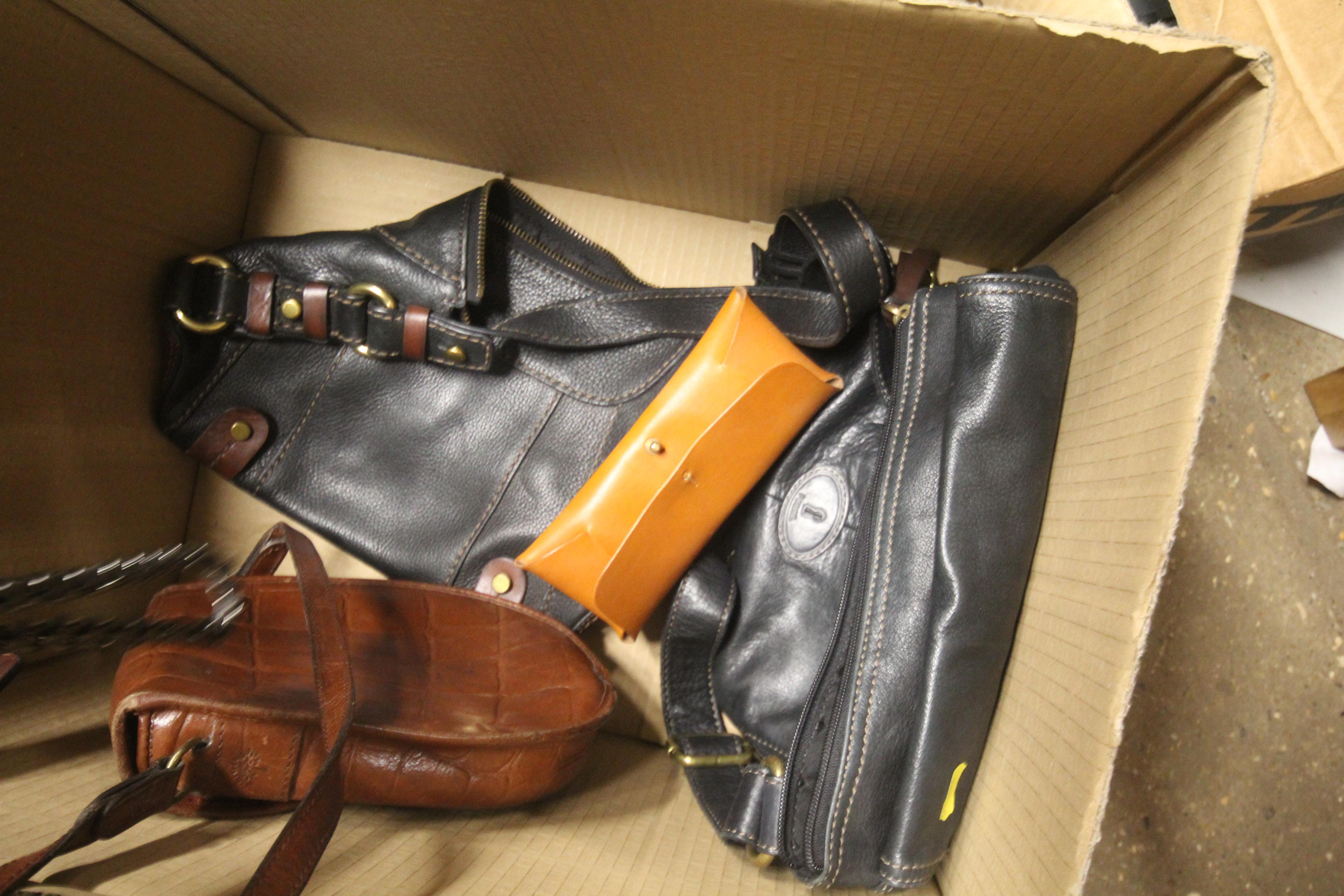 A box containing various ladies handbags to include Mulberry - Image 2 of 2