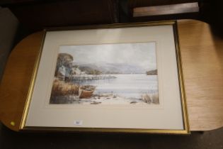 A Tom Sutton watercolour of a Lake District scene