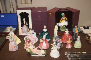 A boxed Royal Doulton figurine "Flower Arranging";