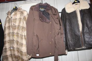 An XXL Barbour jacket