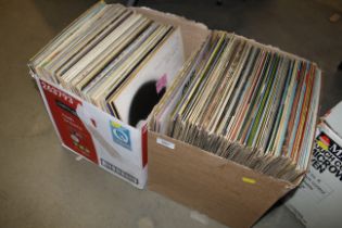 Two boxes of various LPs