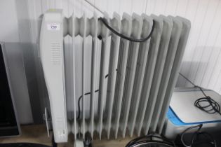 An Amos electric oil filled radiator