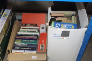 Two boxes of books