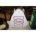 A painted fuel can for Esso with lid (217)