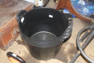 6x 42 litre trug buckets with twin handles (54)