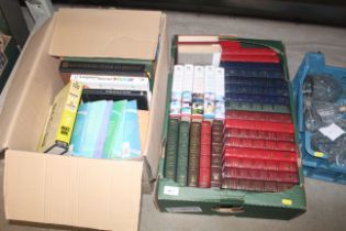 Two boxes of books