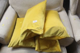 Four cushions
