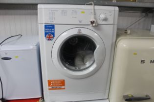 An Indesit tumble dryer