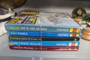 Five Haynes manuals