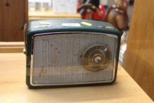 A vintage Dansette radio