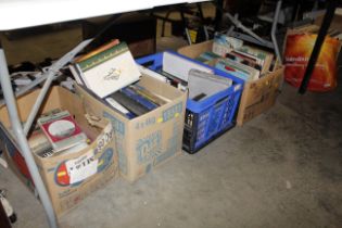 Five boxes of various miscellaneous books