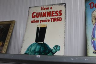 A reproduction Guinness advertising sign (117)