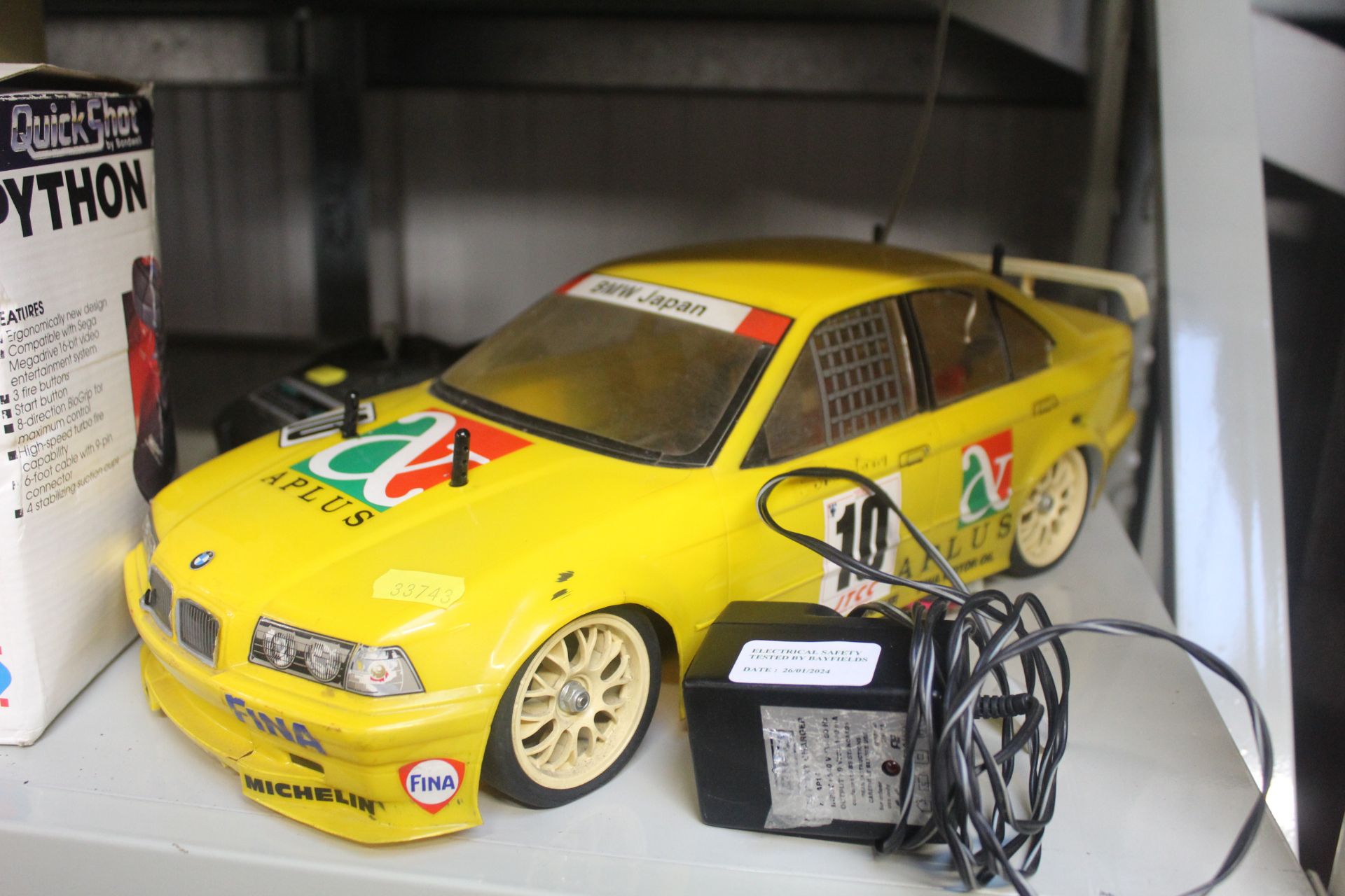 A radio controlled model car, a Quick Shot joystic - Image 2 of 2