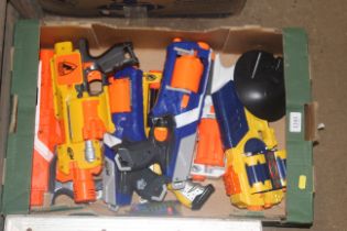 A quantity of children's Nerf and other guns