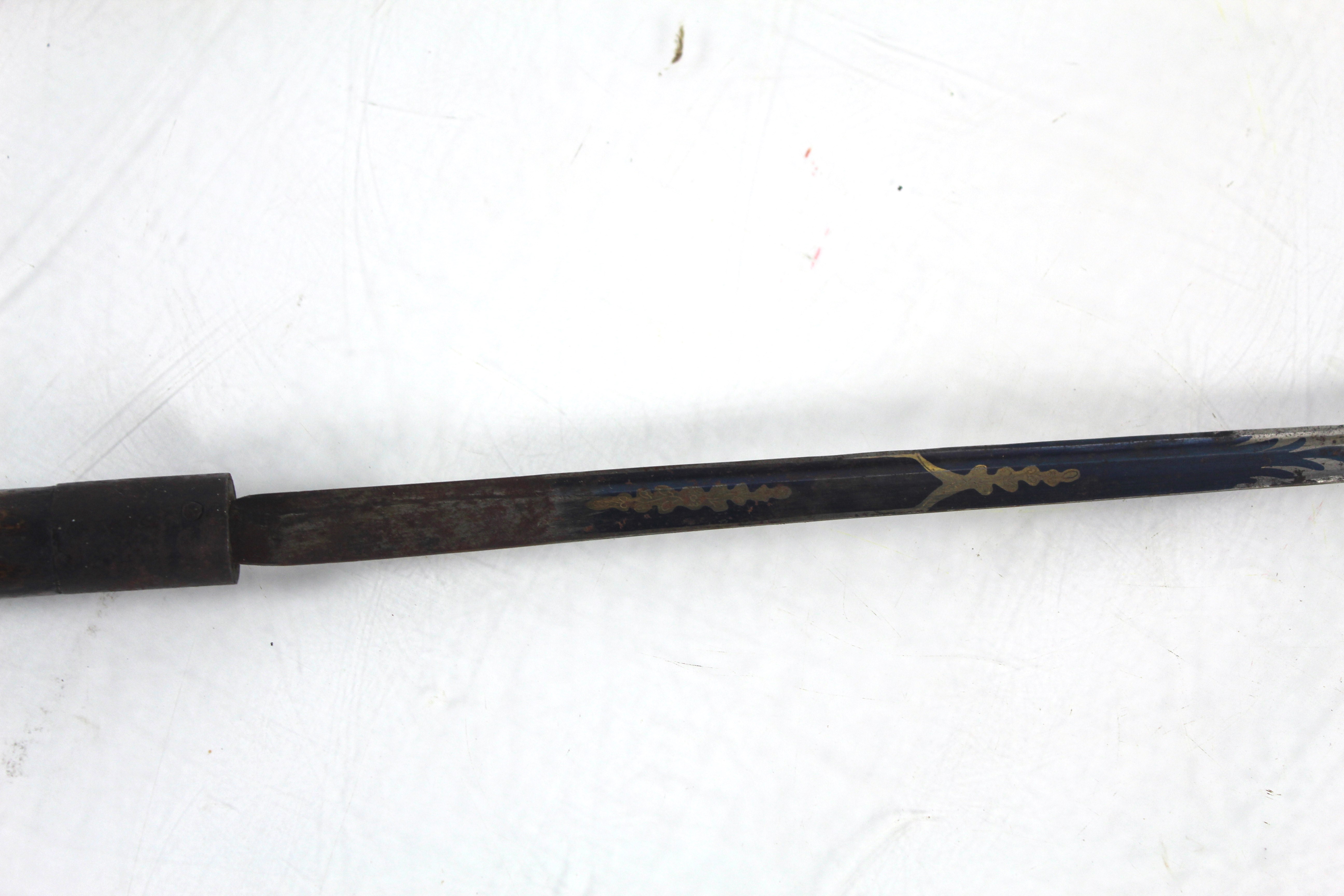 A rustic walking sword stick - Image 3 of 12