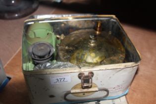 A Valor Packaway stove in original tin