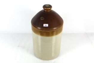 A large stoneware bottle by Doulton & Lambeth