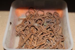 A box of old keys