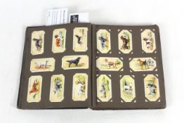 An album of cigarette cards to include 58 of chick