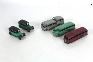 Three model buses and two taxi's to include Dinky