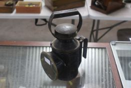 A railway lamp