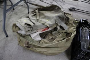 A quantity of Army bags