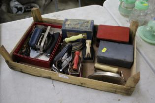 A quantity of ten vintage miniature irons
